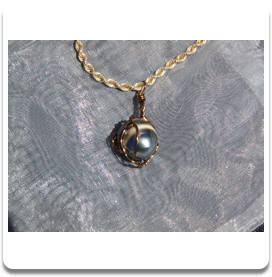 One of a Kind Tahitian Pearl Pendant ( No Chain )